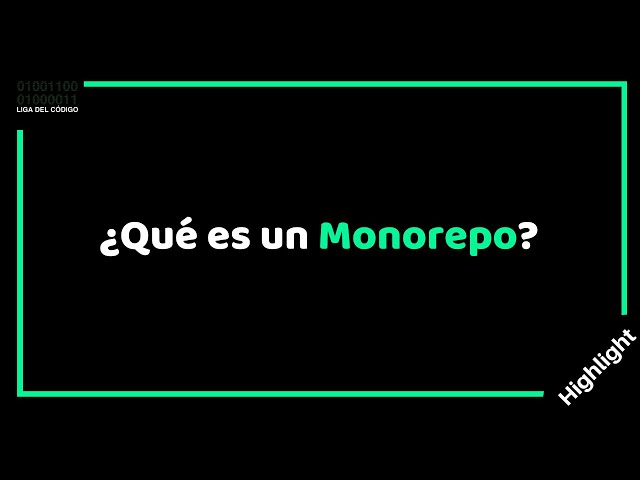 ¿Qué es un monorepo?
