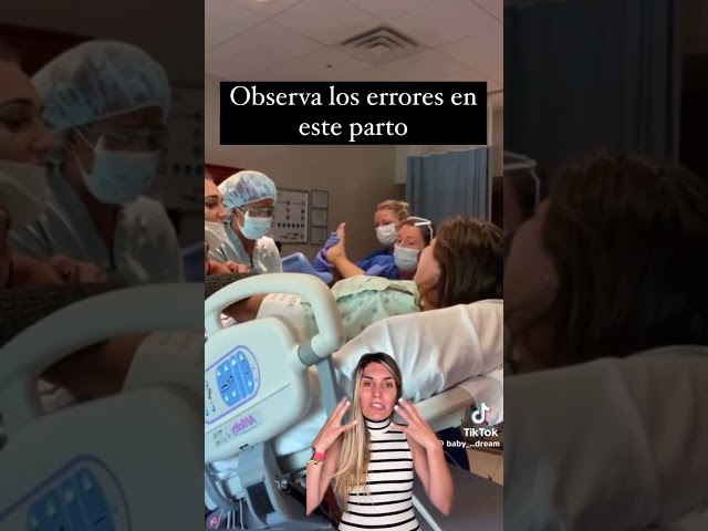 Aprende de los errores en este parto para tener un parto más fácil. #parto #maternidad #short