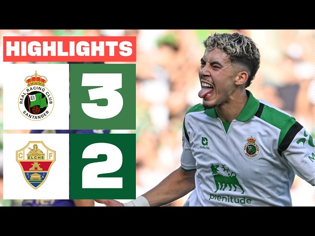 R. RACING CLUB 3 - 2 ELCHE CF | RESUMEN LALIGA EA SPORTS