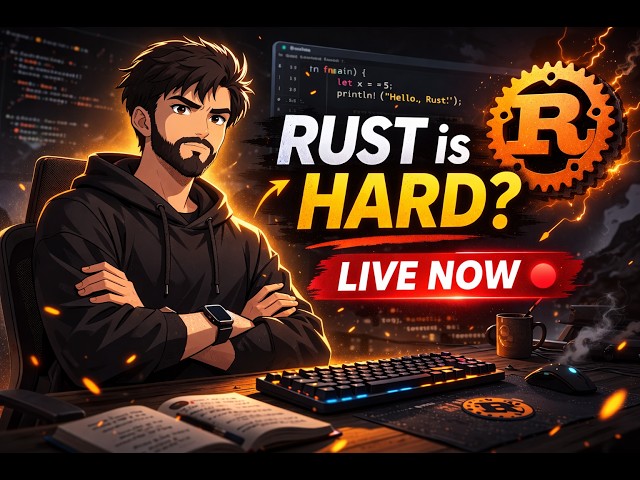 Learning Rust From Scratch! 🦀 Rust by Example Tutorial (Part 4 | Live)