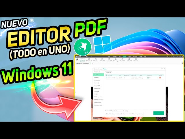 NUEVO⚡EDITOR PDF en Windows 11 2021 / MEGA PROGRAMA TODO en UNO!