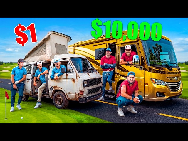 $1 vs $10,000 Golf Road Trip Across America | Ep.2