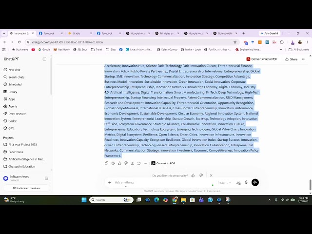 Notebooklm to make Lecture Note, video and infographic using contents from Softwaretheses