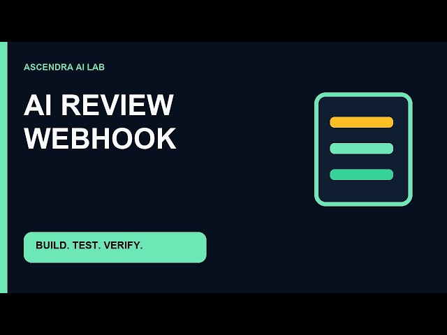 Build an AI Code Review Webhook with HTTPS — Worked Example