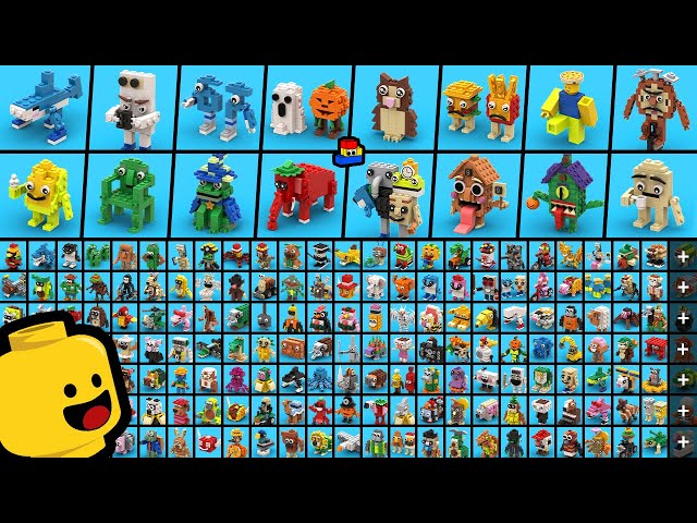 LEGO Steal a Brainrot: How to Build EVERY Brainrot (UPDATED! 250+ Minifigures!)
