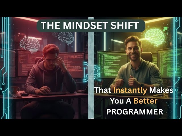 The Mindset Shift Every Programmer MUST Know || Become A 10x  Developer