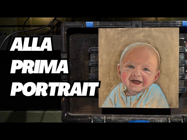 Alla Prima Portrait Painting Process | 3-Hour Painting in 20 Minutes