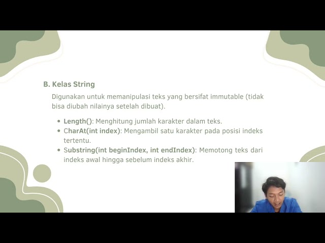 Pemrograman 1, Kelompok 5, Metode pada package java.lang