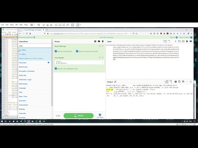 PHP obfuscated malware decode with CyberChef