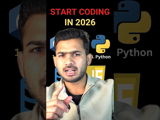 Top 5 programming Languages to Start Coding in 2026 👨🏽‍💻
