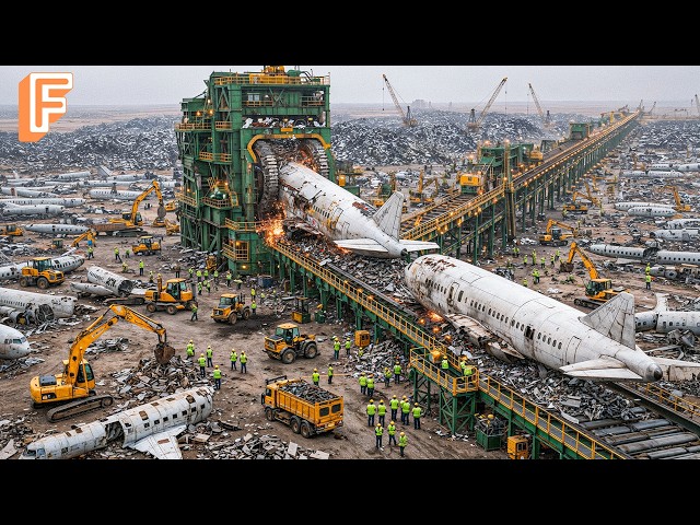 How Millions Of Aircraft Parts Are Recycled Inside Massive Factory