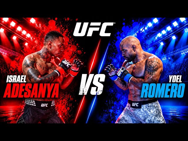 Israel Adesanya vs Yoel Romero CPU V CPU | UFC 6 Legendary Difficulty Simulation Gameplay