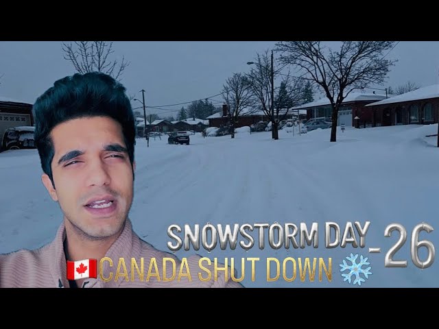 Canada Shut Down at -26°C ❄️ | 2 Feet Snow, Closed Schools & Real Humanity | Vlog 157