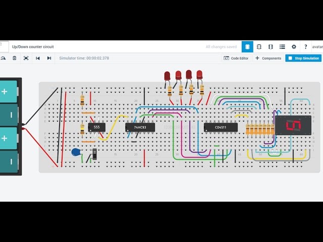 Binary Counter Circuit
