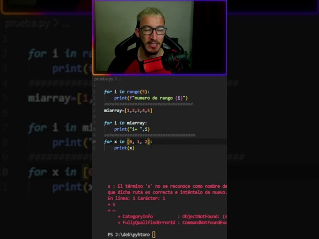 Comprender bucle for en python de manera sencilla