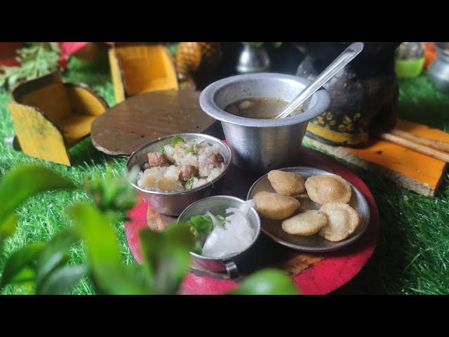 | How to prepare mini pani puri recipe 😋🤤 | #trending #youtube #viral #dollhouse #doll #minikitchen 