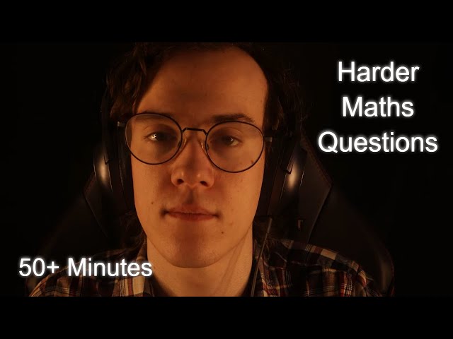 ASMR | 100 Challenging Maths Questions (Eyes Closed Instructions)