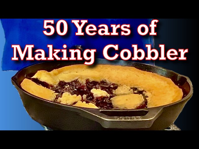 Cast Iron Blueberry Cobbler — Better Than Any Pan