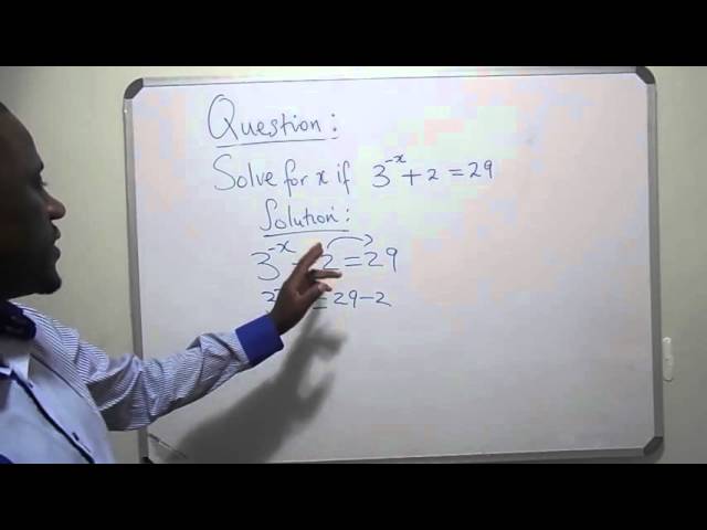 Solving an Exponential equation 2
