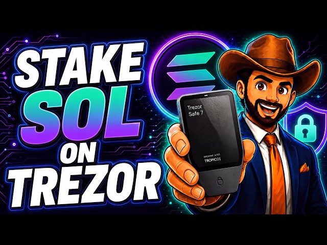 How to stake Solana (SOL) on Trezor!