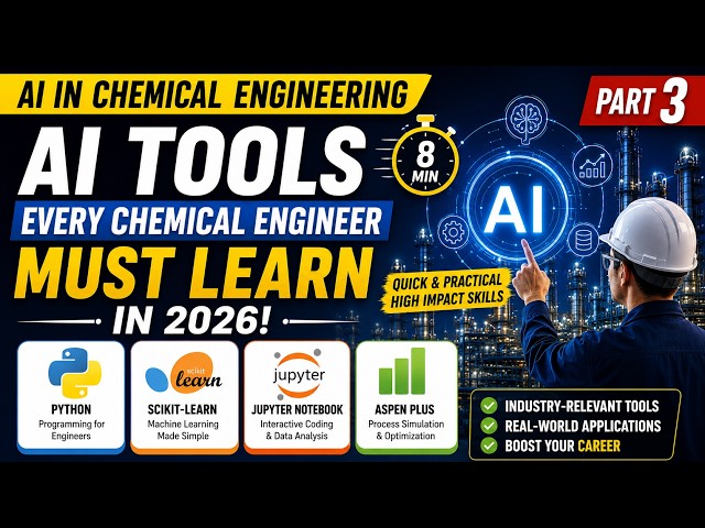🔥How Chemical Engineers Can Start Learning AI | Practical Guide