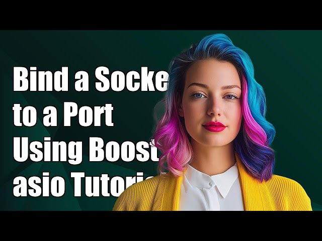 How to Bind boost::asio::ip::tcp::socket to a Specific Local Port