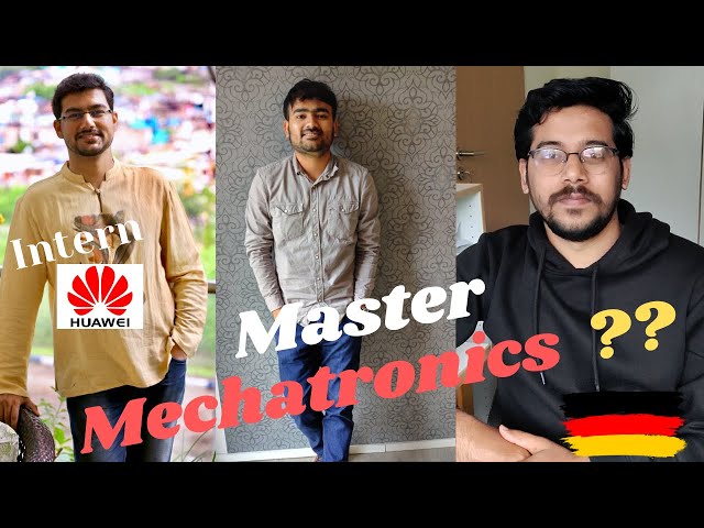 Insights Into Master Mechatronics At RWU | Mechatronics In Germany |Opinions | Rushikesh Munde