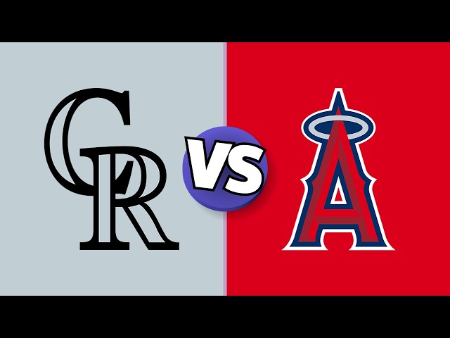 Colorado Rockies vs Los Angeles Angels MLB Live Scores ⚾️ Major League Baseball Live Scoreboard