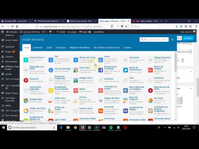 Agregar Efecto Parallax con Visual Composer