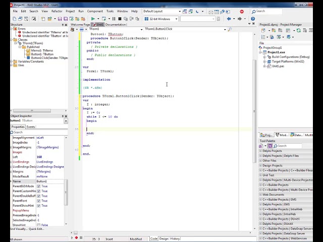 Delphi básico - Loop - WHILE