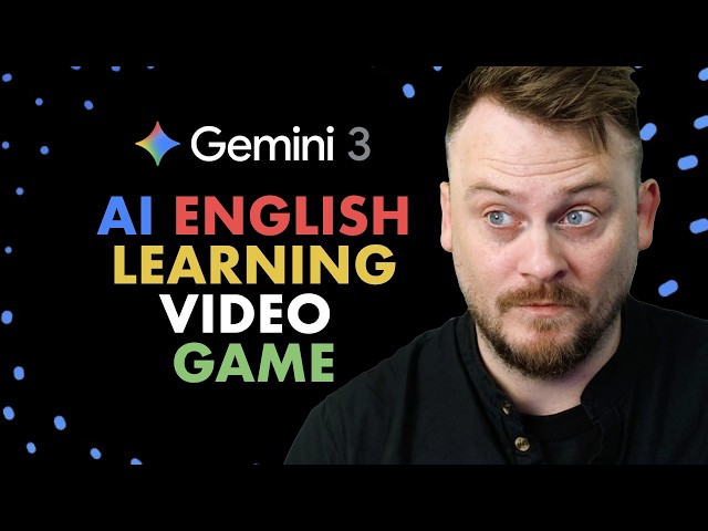 "I Built It in 2 Hours" | Vibe Coding an English Learning Game in Gemini 3