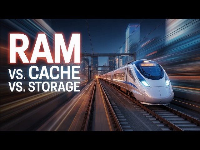RAM vs Cache vs Storage  What's the Difference?