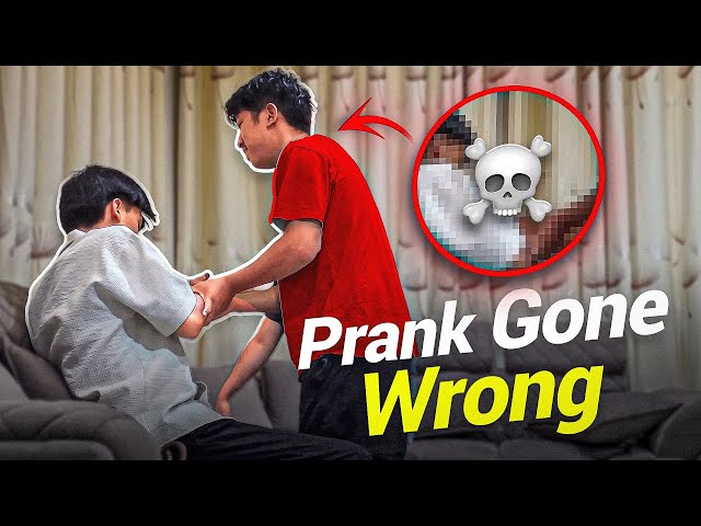 WE PRANKED MY BROTHER SO BAD 😭🤣