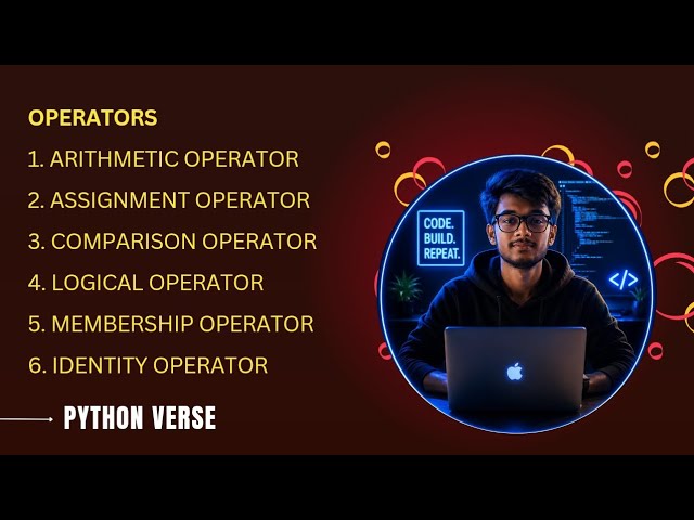 Operators in python || Python Programming 