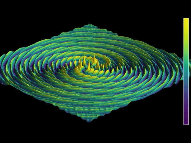 3D render of a circular phased array