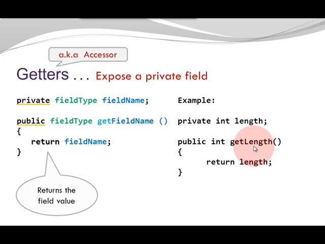 Java Basics - Fields, Getters, Setters