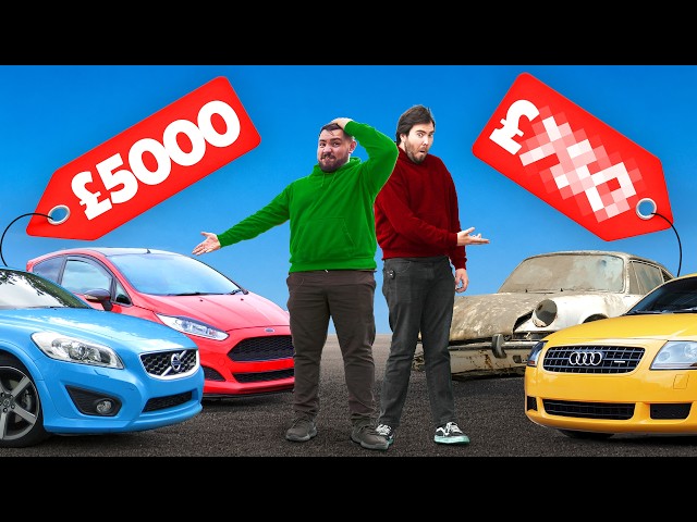 Reto de autos divertidos por £5000