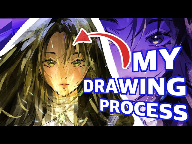 MY FULL DRAWING PROCESS [ FROM SKETCH TO FINISH ]
