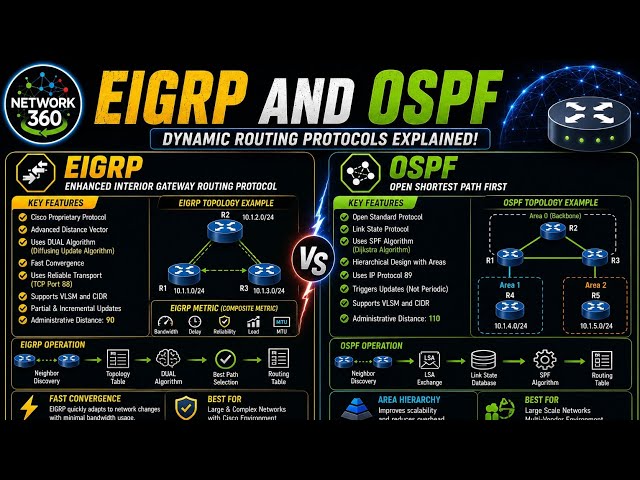 EIGRP AND OSPF | INTRODUCTION TO CCNA | NETWORKING COURSE | EP-15