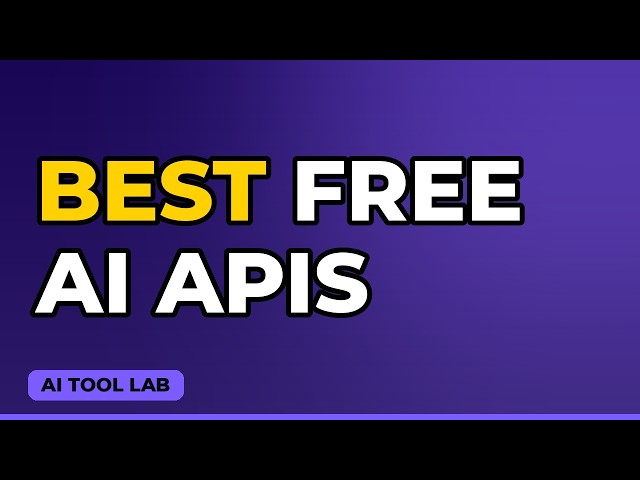 Best Free AI APIs for Developers in 2026
