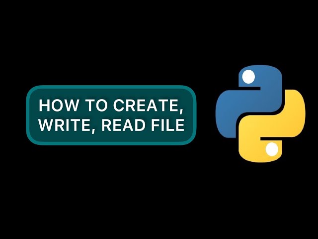 How to create, write and read file in Python #Shorts