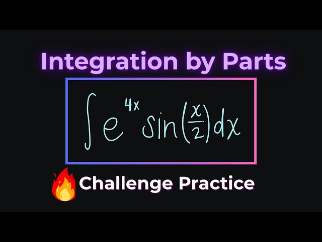 Integration by Parts using Tabular Method | step by step examples