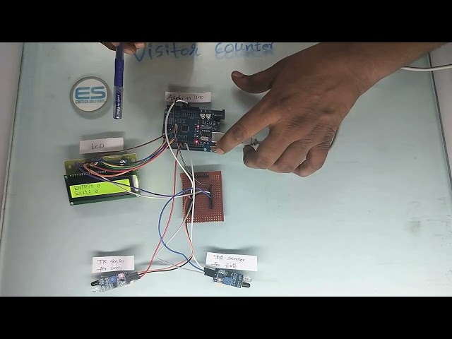 Visitor Counter For Entry and Exit Project||Erotech Solutions||Hyderabad.