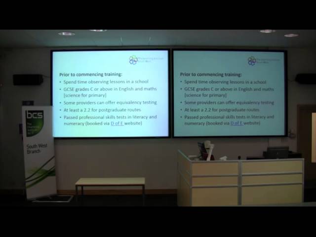 BCS South West - Computing in schools... The role of the CAS Master teacher - October 2013