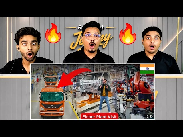 🚛Reaction On INSIDE Eicher's Bhopal Plant: Where Pro X Electric Mini Trucks Come to Life? ⚡