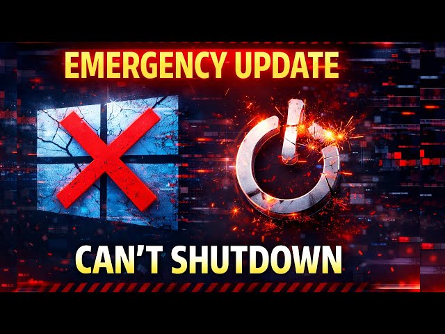Microsoft's EMERGENCY Update Just Broke Windows 11 AGAIN Can't Even Shut Down