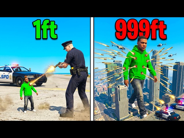Every Time I Get Shot, I Grow BIGGER in GTA 5