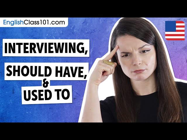 Learn English with Alisha (Past Livestreams) - Interviewing, Should Have, Used to
