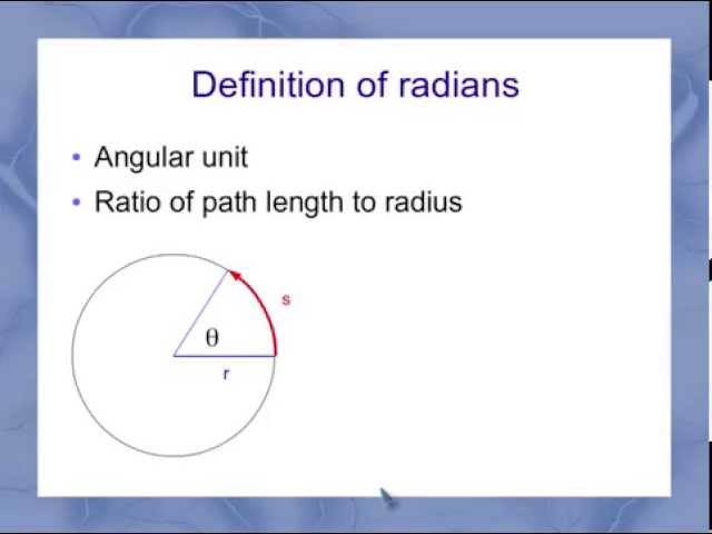Angular & Translational Quantities