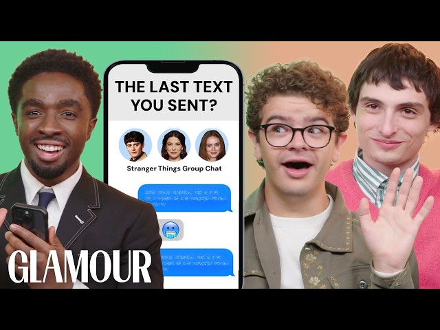 Stranger Things Cast Reveal What's On Their Phones | Glamour
